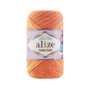 alize cotton gold batik mixed colour 7687